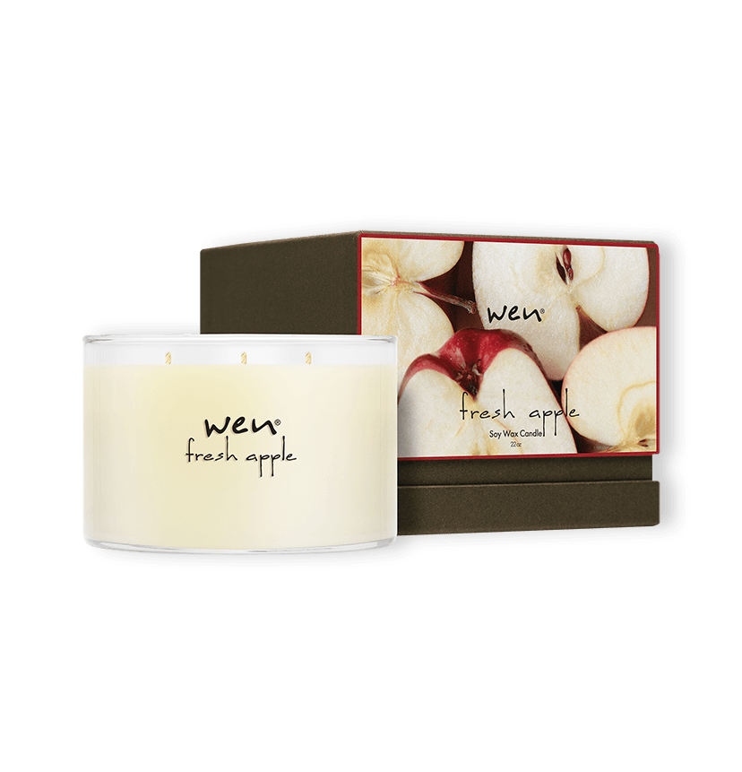 Fall Fresh Apple Deluxe Candle - WEN Hair & Skin Care by Chaz Dean