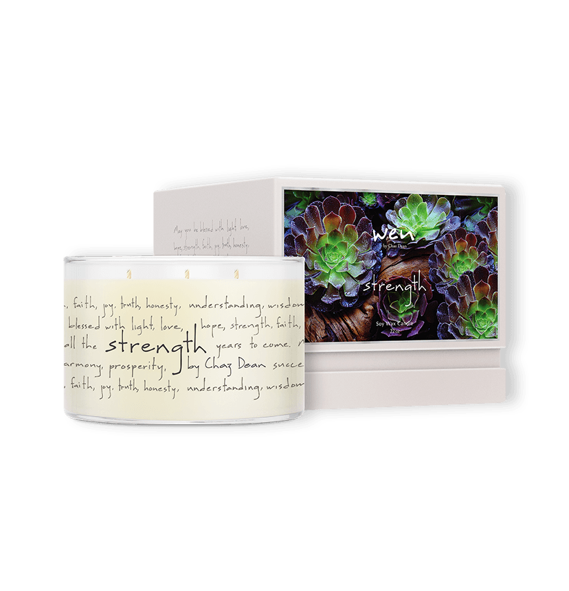 Strength Deluxe 3-Wick Candle - WEN Hair & Skin Care by Chaz Dean