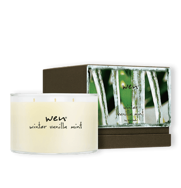 Winter Vanilla Mint Deluxe Candle