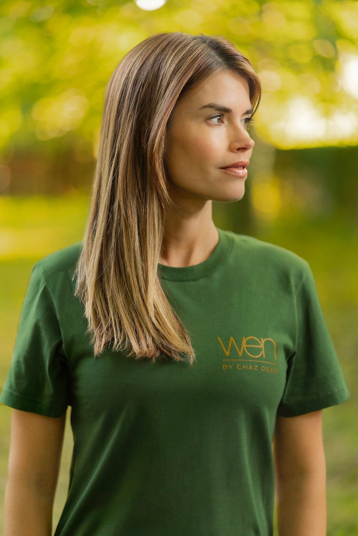 Olive Unisex Lightweight Short - Sleeve T - Shirt - WEN®