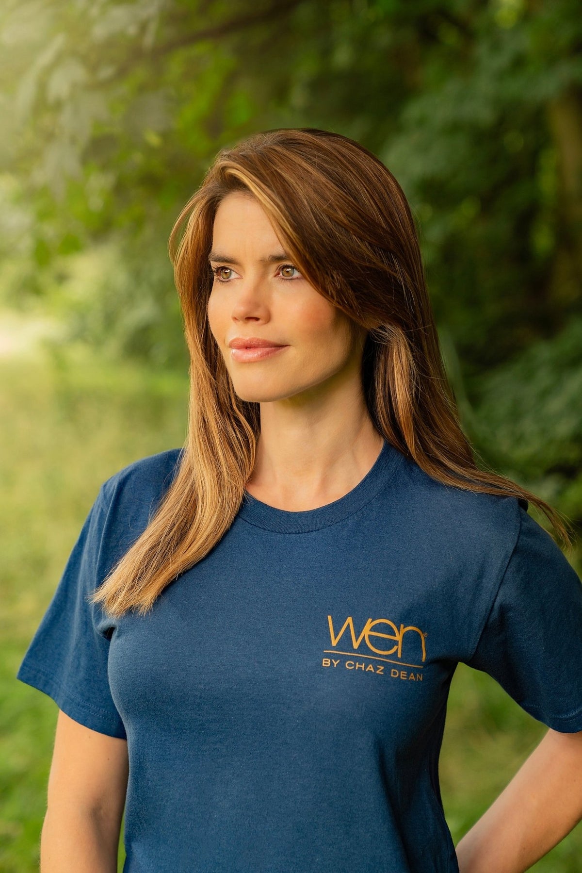 Sea Blue Unisex Lightweight Short - Sleeve T - Shirt - WEN®