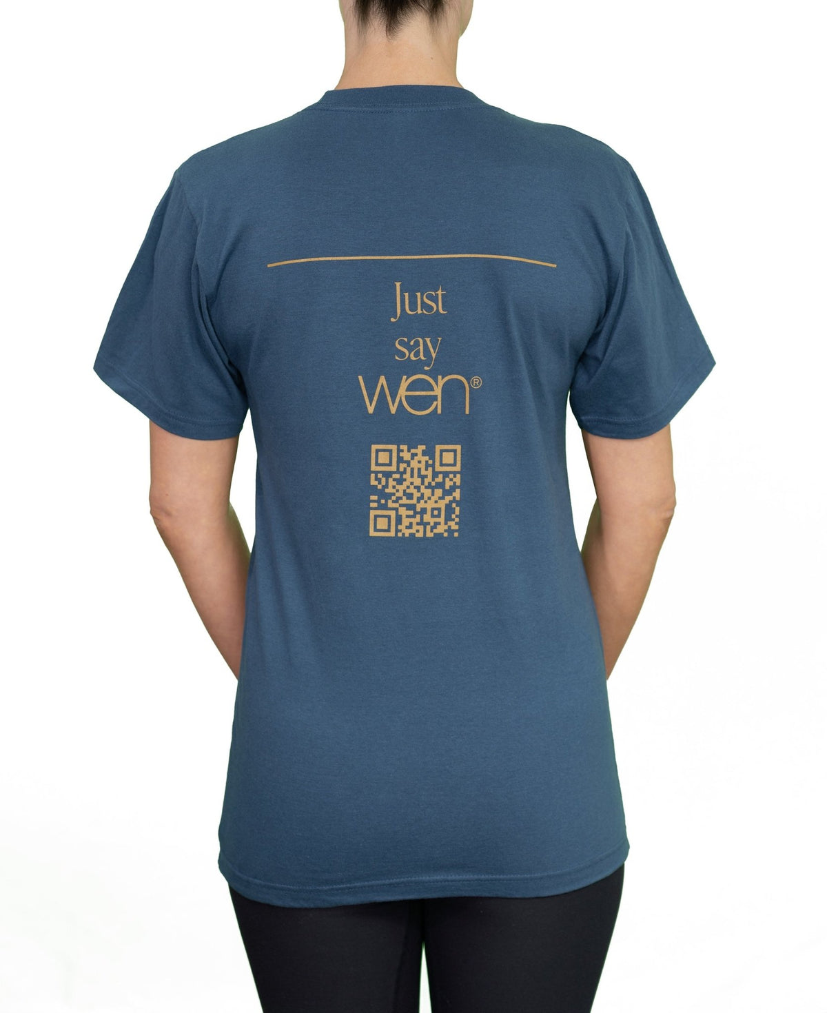 Sea Blue Unisex Lightweight Short - Sleeve T - Shirt - WEN®