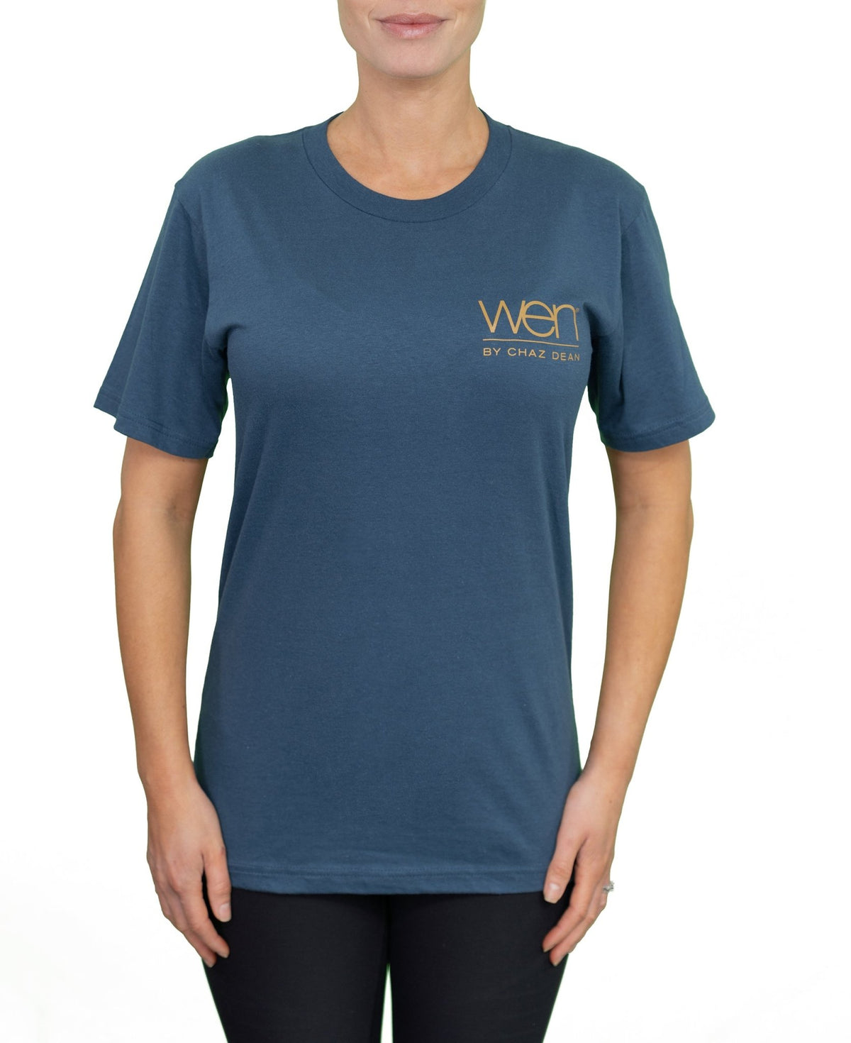 Sea Blue Unisex Lightweight Short - Sleeve T - Shirt - WEN®