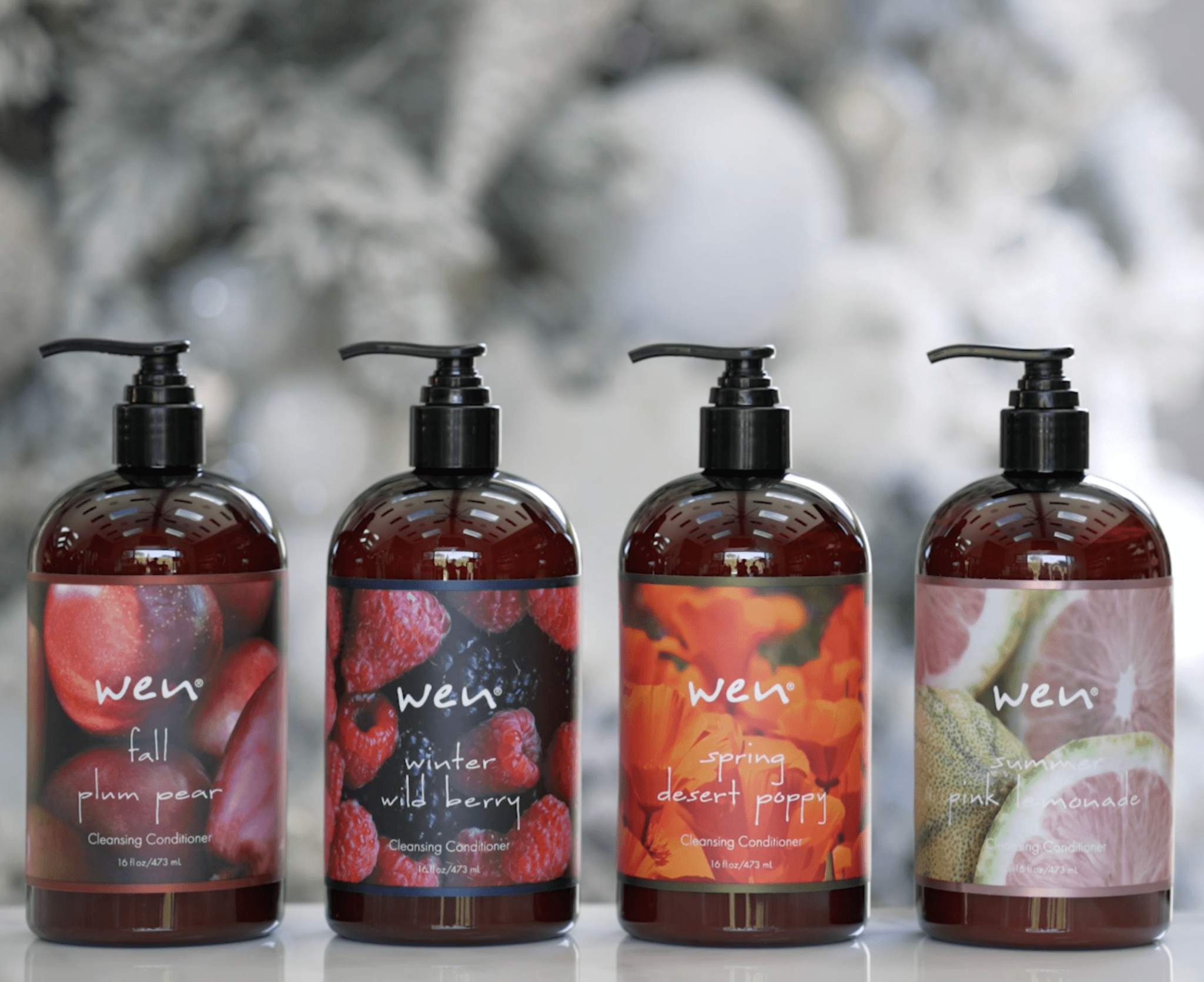 Seasonal 4-pc 16oz Cleansing Conditioner - WEN® Seasonal 4-pc 16oz Cleansing Conditioner - WEN®