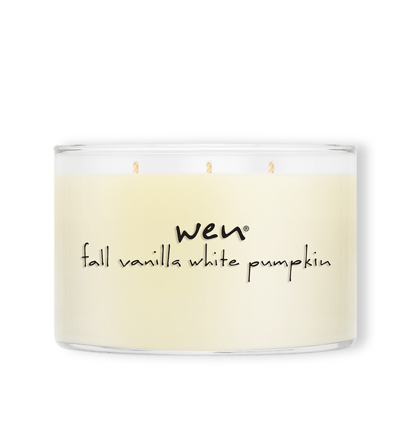 Fall Vanilla White Pumpkin Deluxe Candle - WEN Hair &amp; Skin Care by Chaz Dean