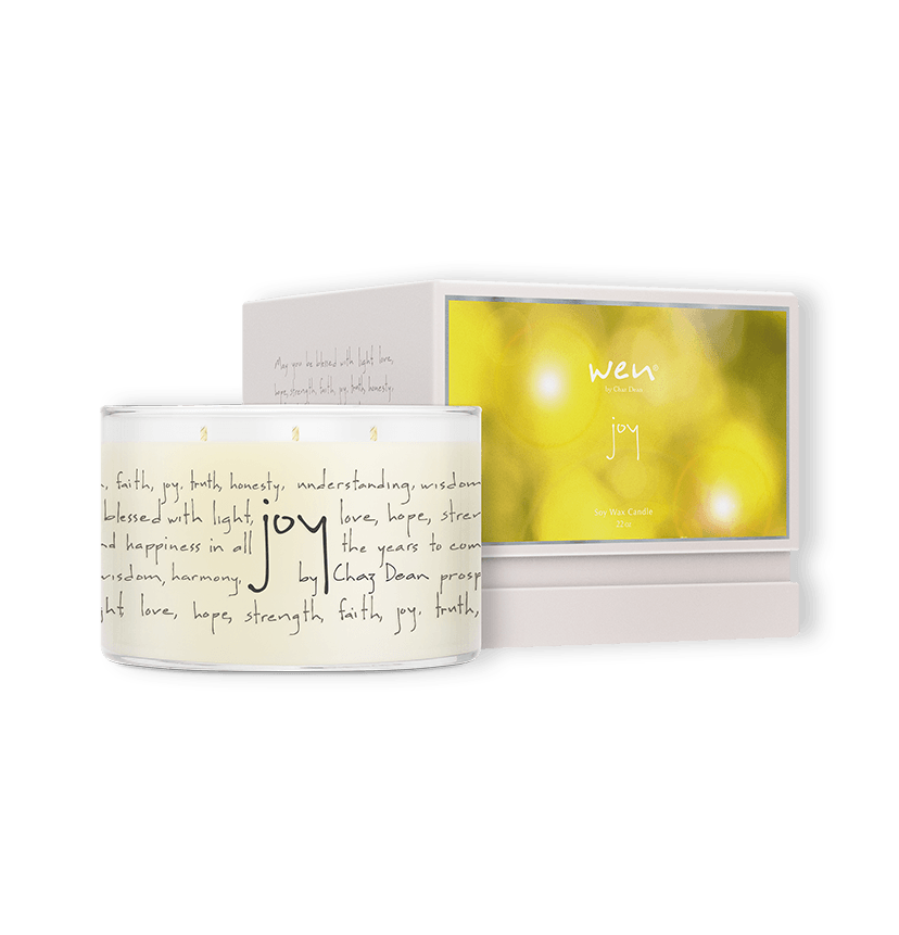 Joy Deluxe 3-Wick Candle - WEN Hair &amp; Skin Care by Chaz Dean