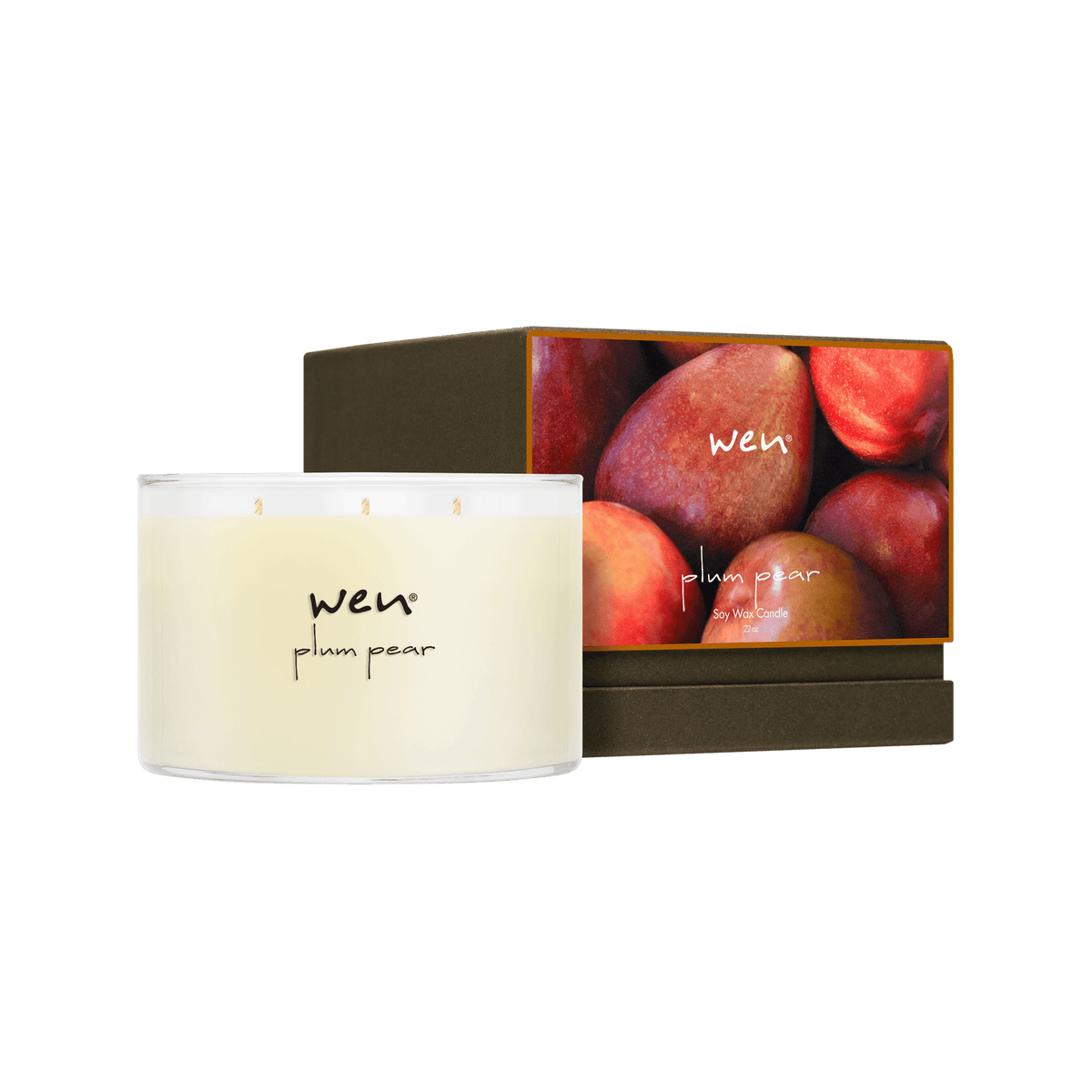 Plum Pear Deluxe 3-Wick Candle - WEN®