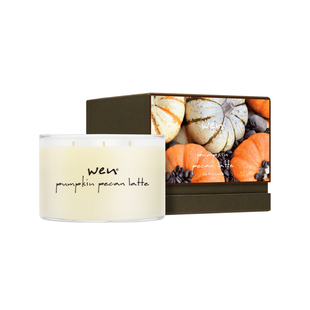 Pumpkin Pecan Latte Deluxe 3-Wick Candle - WEN®