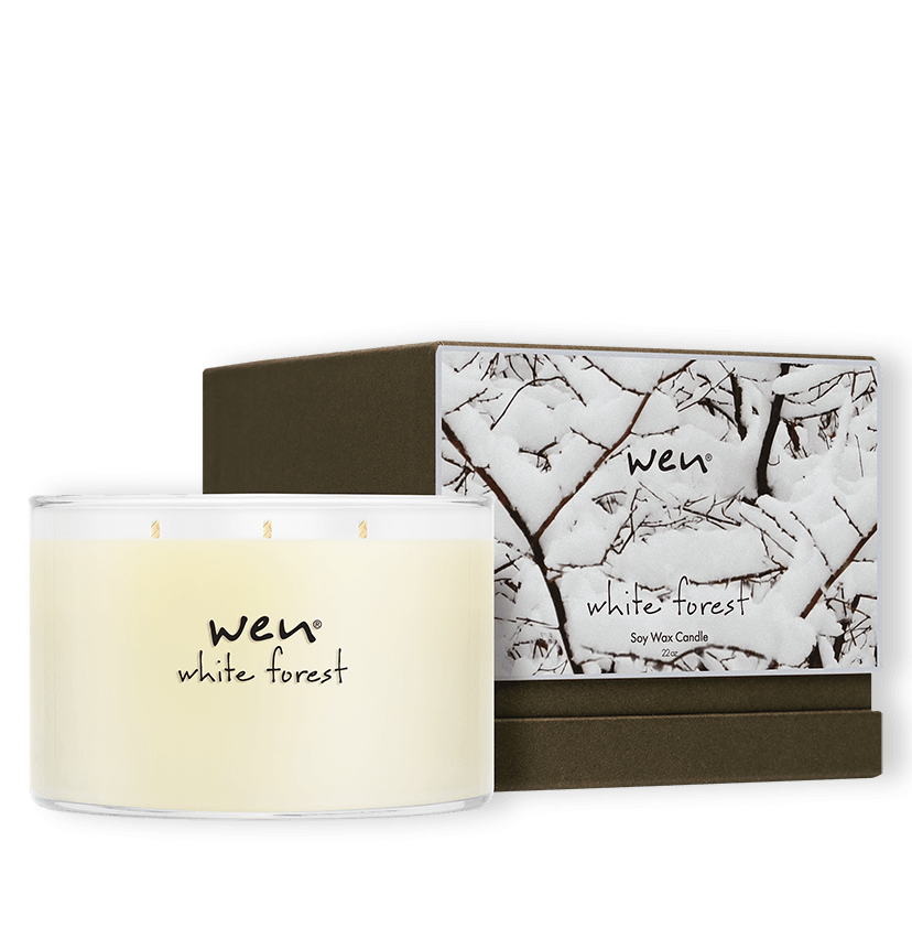 White Forest Deluxe 3-Wick Candle - WEN® Hair &amp; Skin Care by Chaz Dean