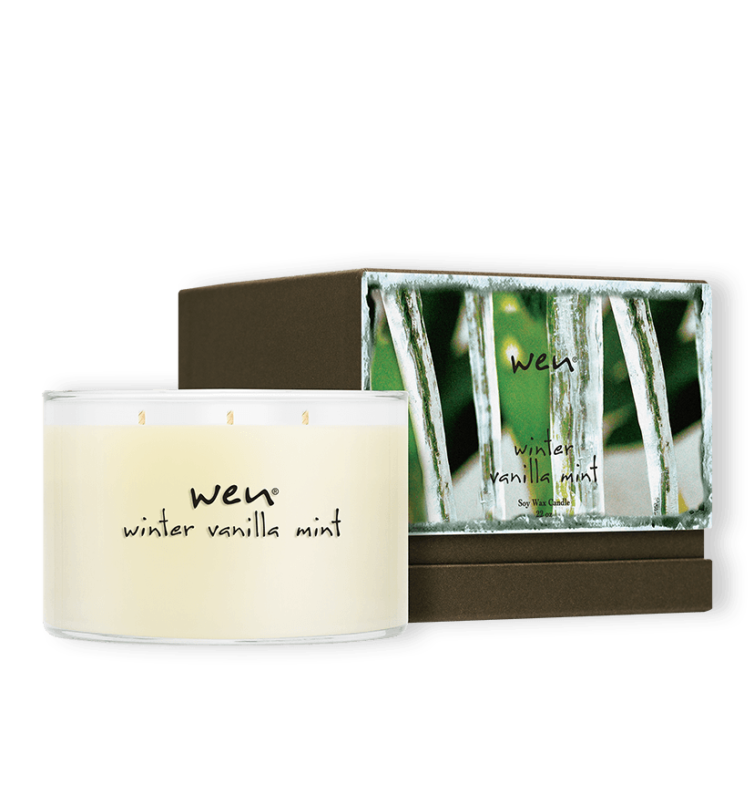 Winter Vanilla Mint Deluxe Candle